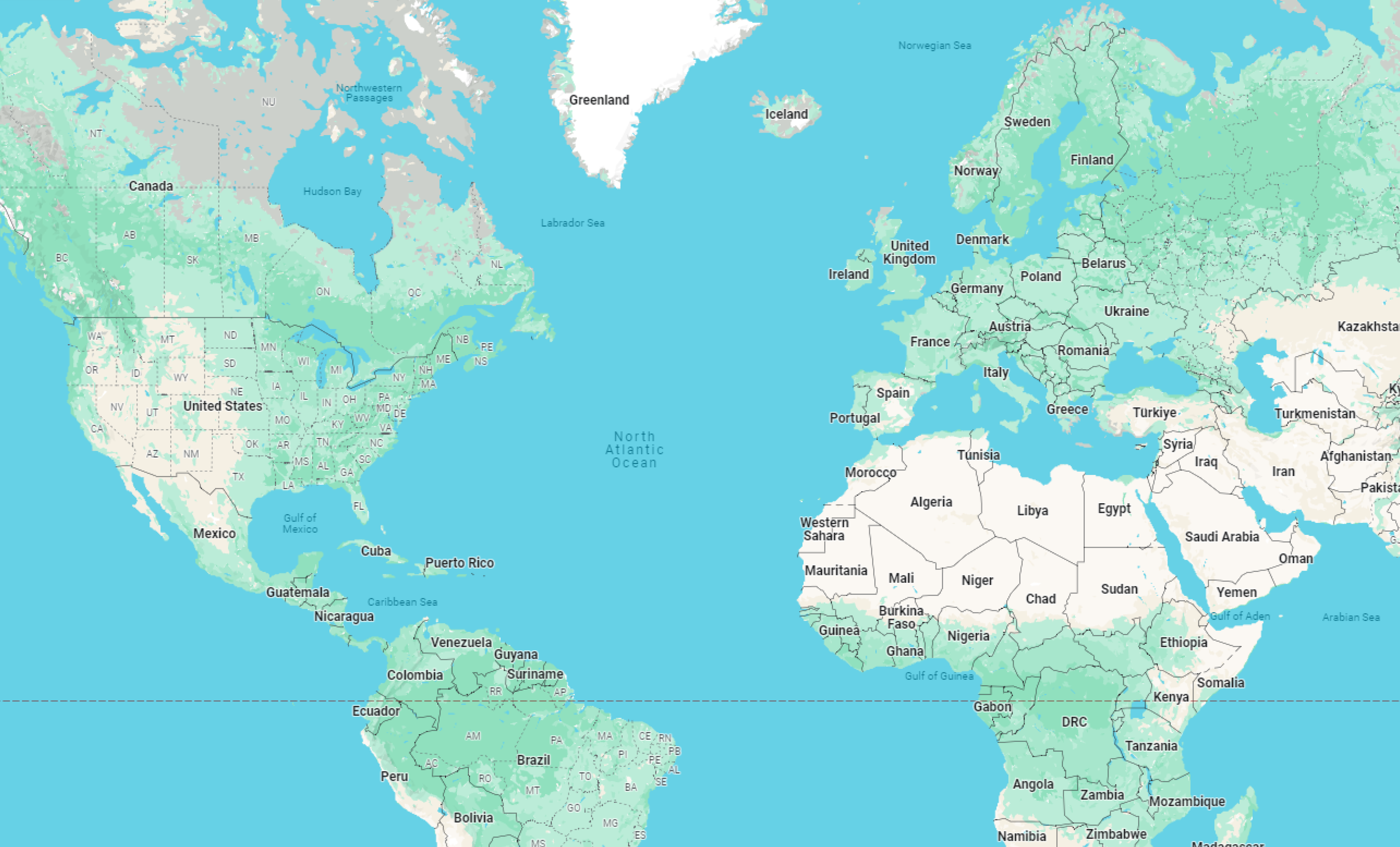 Full map view